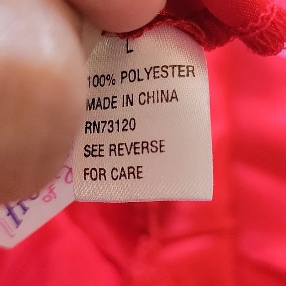 Frederick's Of Hollywood Womens Red Slip Satin Dress L - Picture 8 of 8